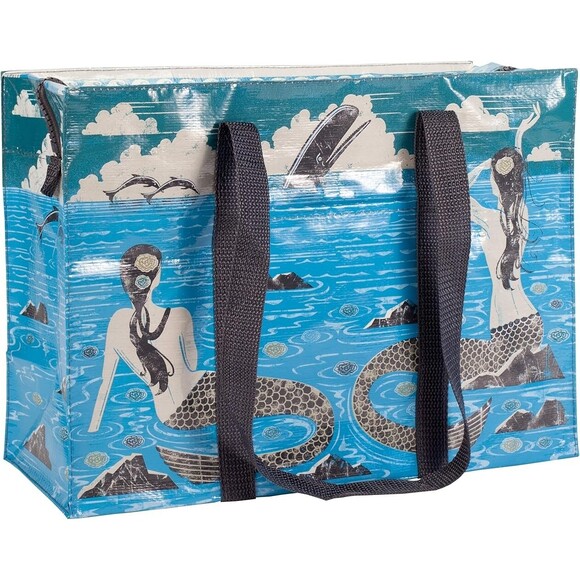 Blue Q Other - Blue Q Shoulder Tote with Heavy Duty Zipper & Outer Pocket 95% Recycled Material